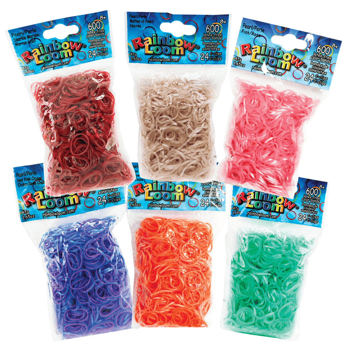 Rainbow Loom® Pastel Rubber Bands