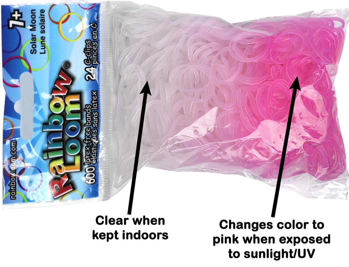 Rainbow Loom Solar UV Color Changing Neptune Rubber Bands Refill
