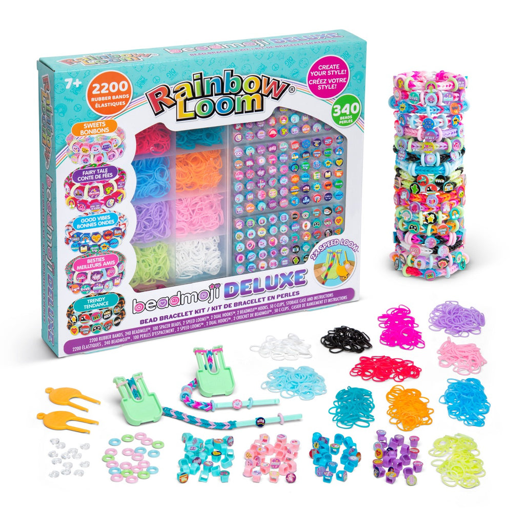 Rainbow Loom: Key Solids Rubber Band Set, 4,200 Loom Bands Included,  Multicolor