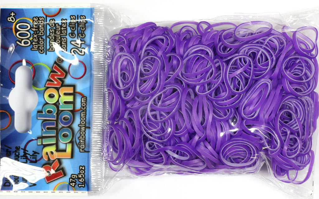 Loom Bandz - Rainbow Colours - Pink 600 Count Loom Bandz - Rainbow Colours - Pink 600 Count