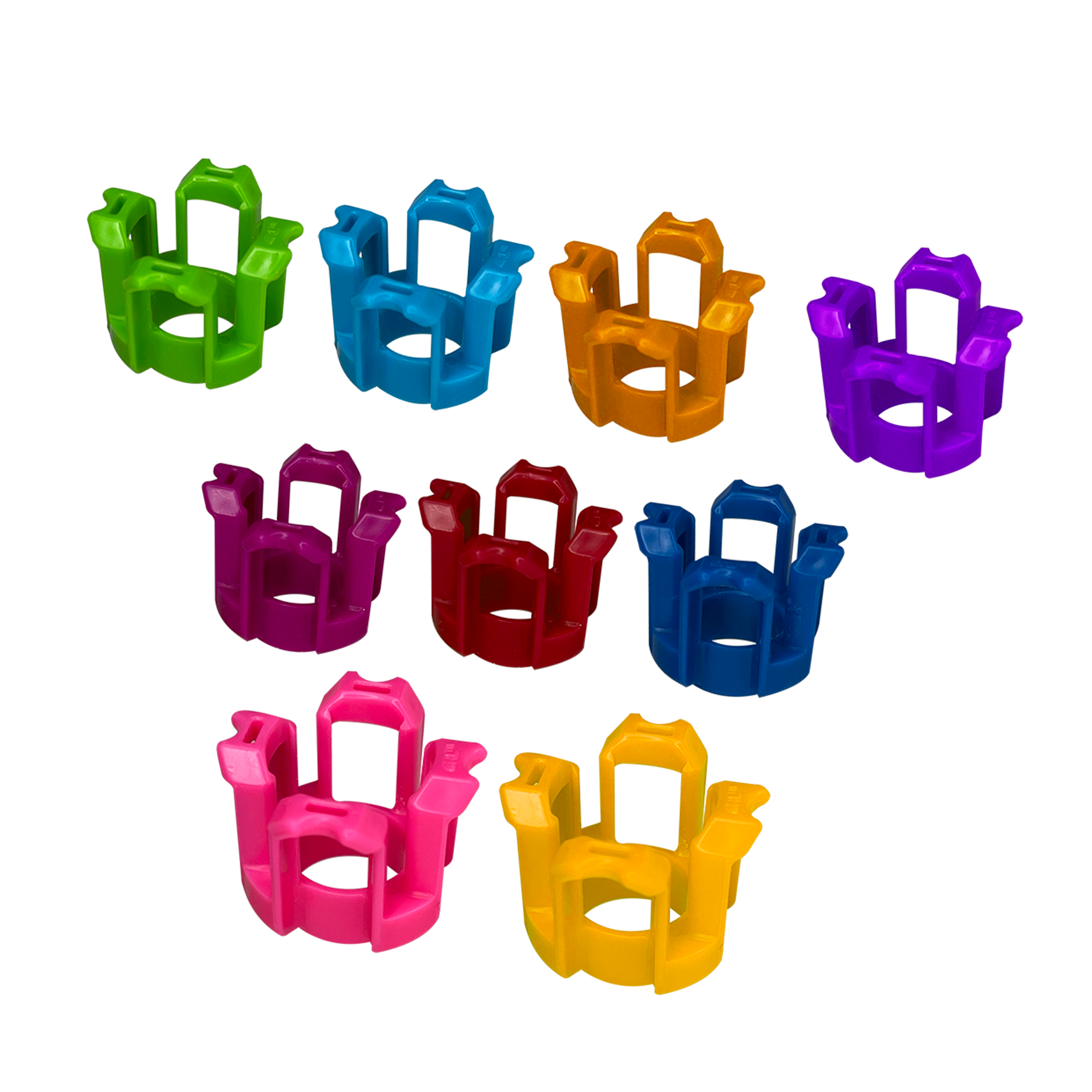 Lot 4 Rainbow Finger Loom Party Pack Rubber Band Bracelet Maker Kit W/glow  Bands for sale online