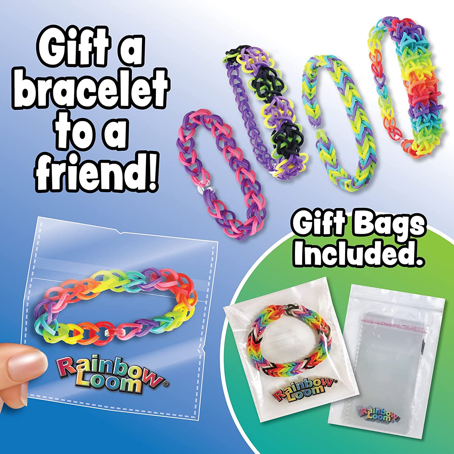 Buy Rainbow Loom bracelet rubber bands, Middle Ages collection