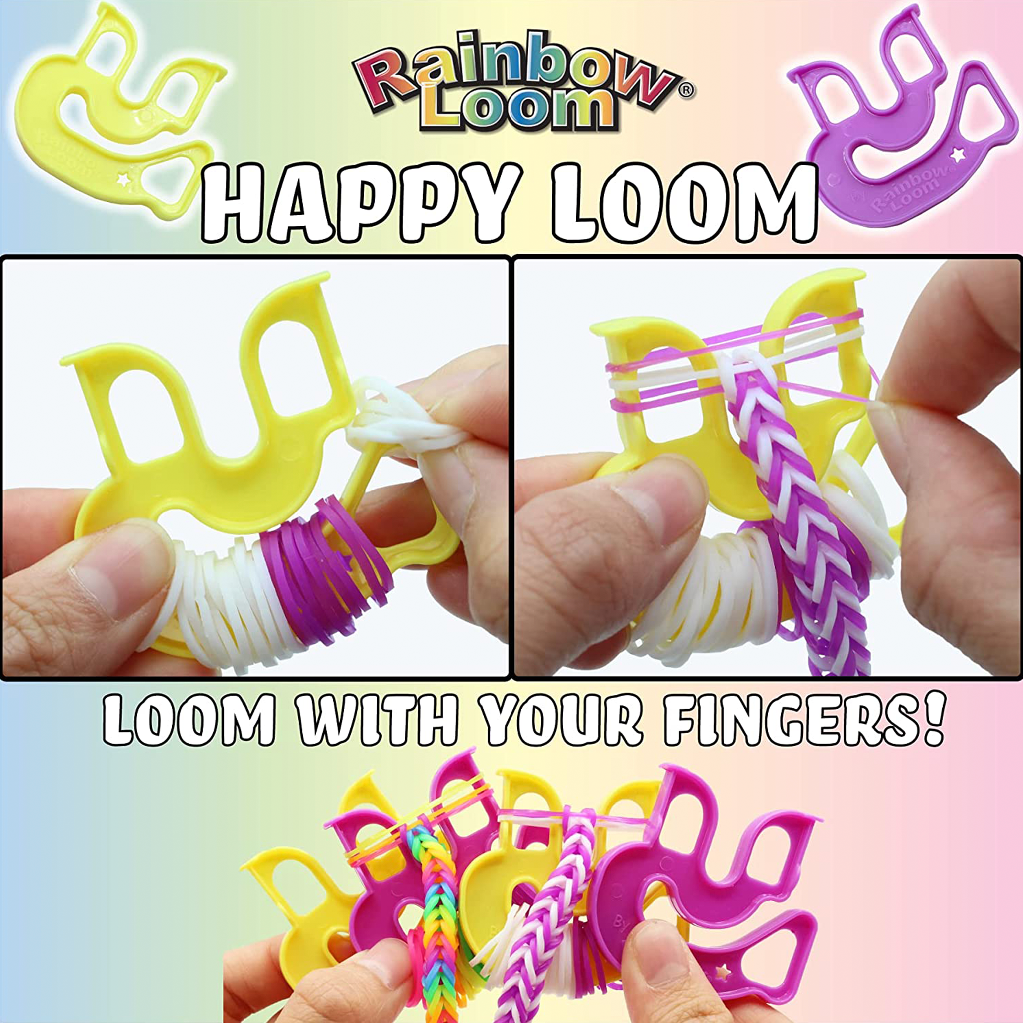 Rainbow Loom MEGA Combo Set + Monster Tail Kit ‚Äì Looms, Hooks, 7000+  Rubber Bands in Multiple Colors, Instructions for Monster and Regular  Bracelets
