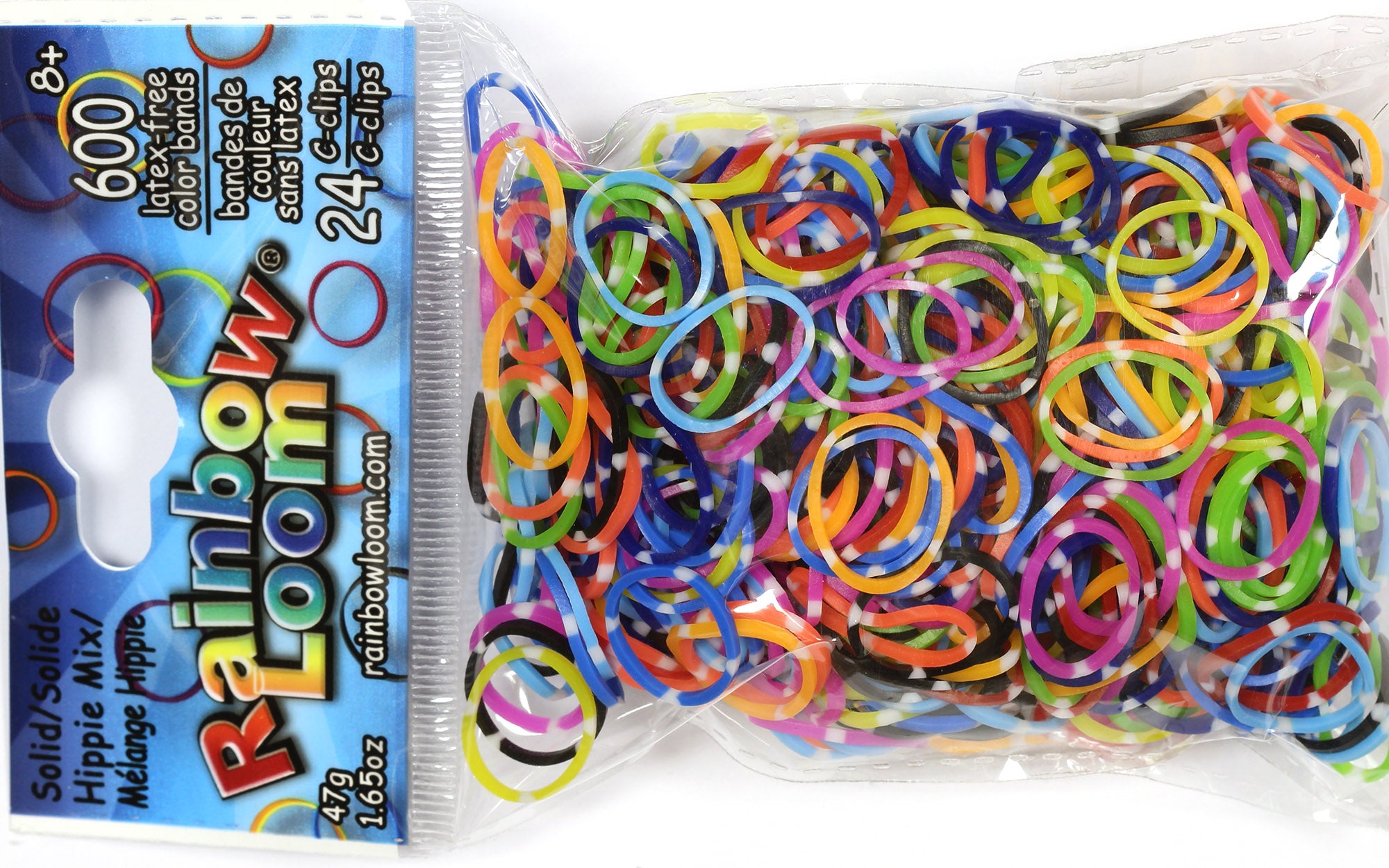 Buy Glitter Style Rainbow Loom Bracelet Rubber Bands and Clips Online at  desertcartINDIA
