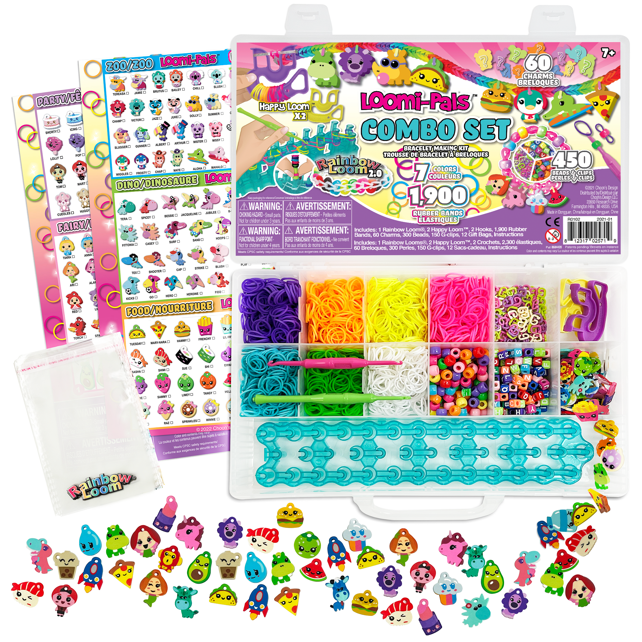 Loomi-Pals® Combo, with 1900 Bands – Rainbow Loom USA Webstore Loomi-Pals® Combo, with 1900 Bands – Rainbow Loom USA Webstore