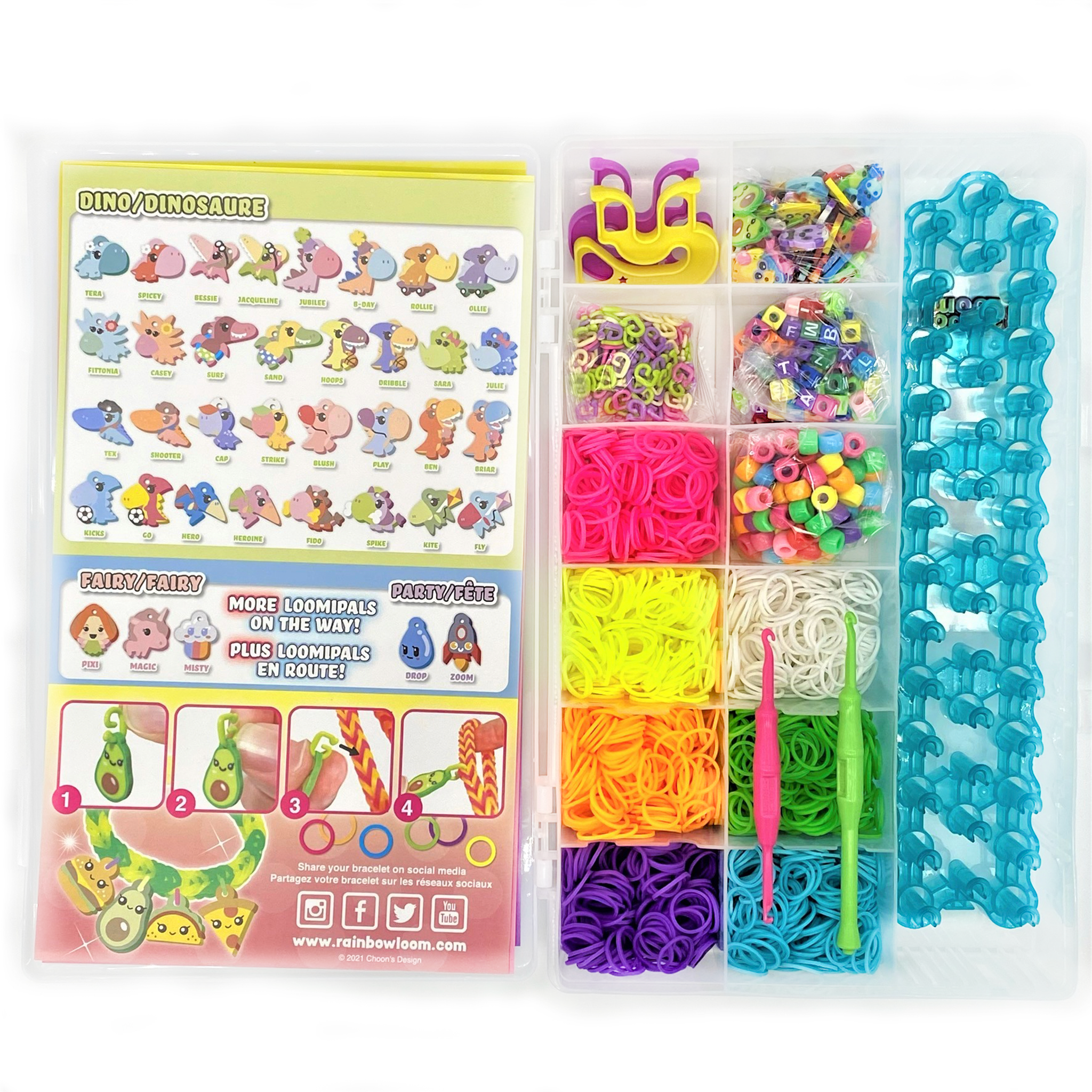 Rainbow Loom Loomi-Pals Mega Combo Set – School Crossing & Toy Station