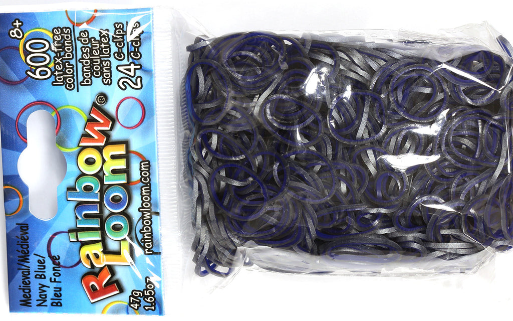 Rainbow Loom Medieval Turquoise Blue Rubber Bands Refill Pack [600 ct]