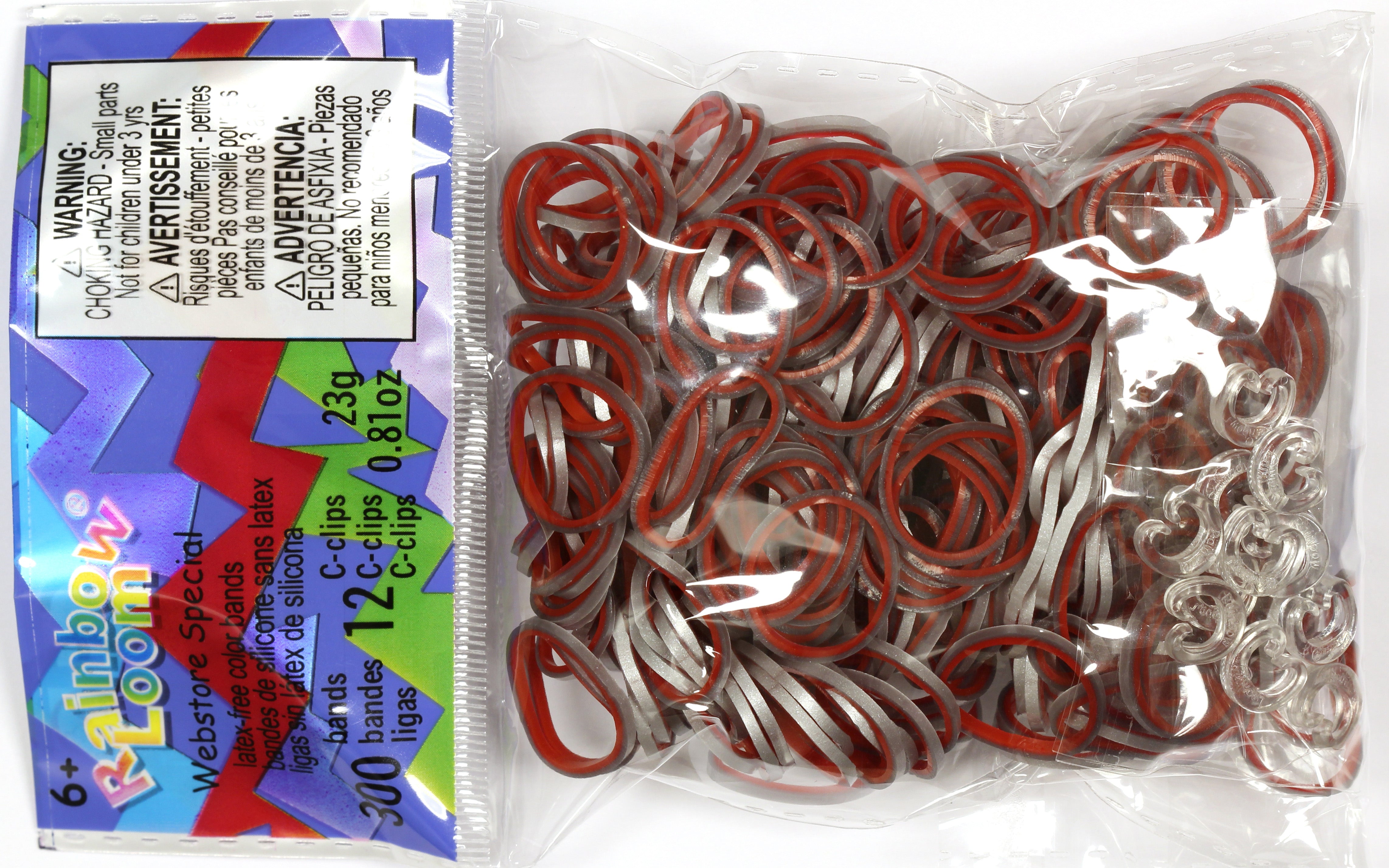 Buy Rainbow Loom Medieval Red High Quality Rubber Bands