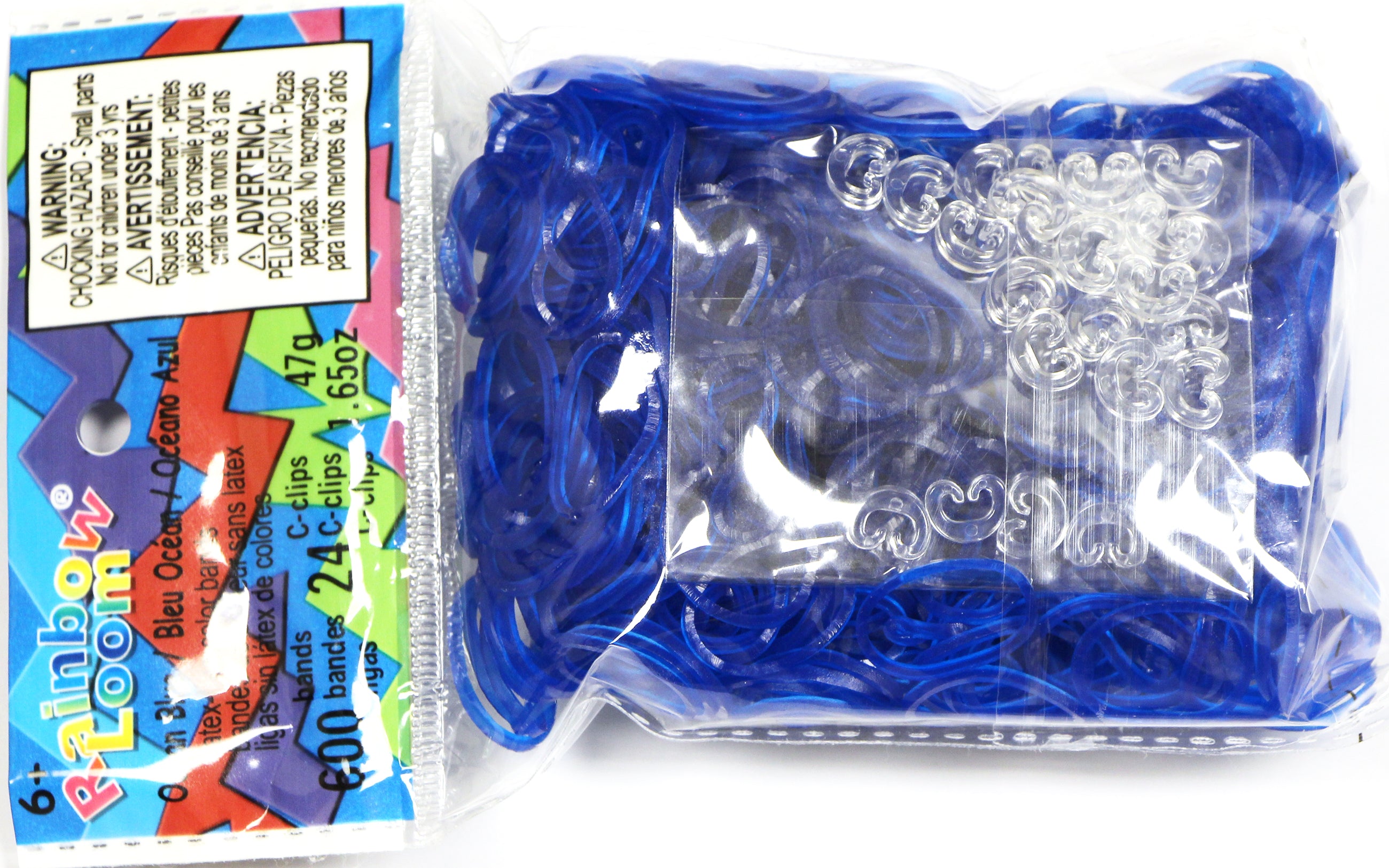 Rainbow Loom Navy Blue Authentic High Quality Rubber Bands, the Original  Rubber Bands for Everything Rainbow Loom, Children Ages 7 and Up. 