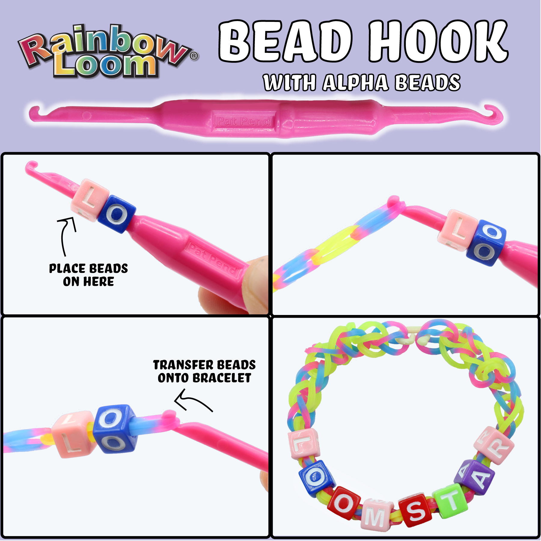12 Pack: Rainbow Loom® Loomi-Pals™ Charm Bracelet Kit, Food Series
