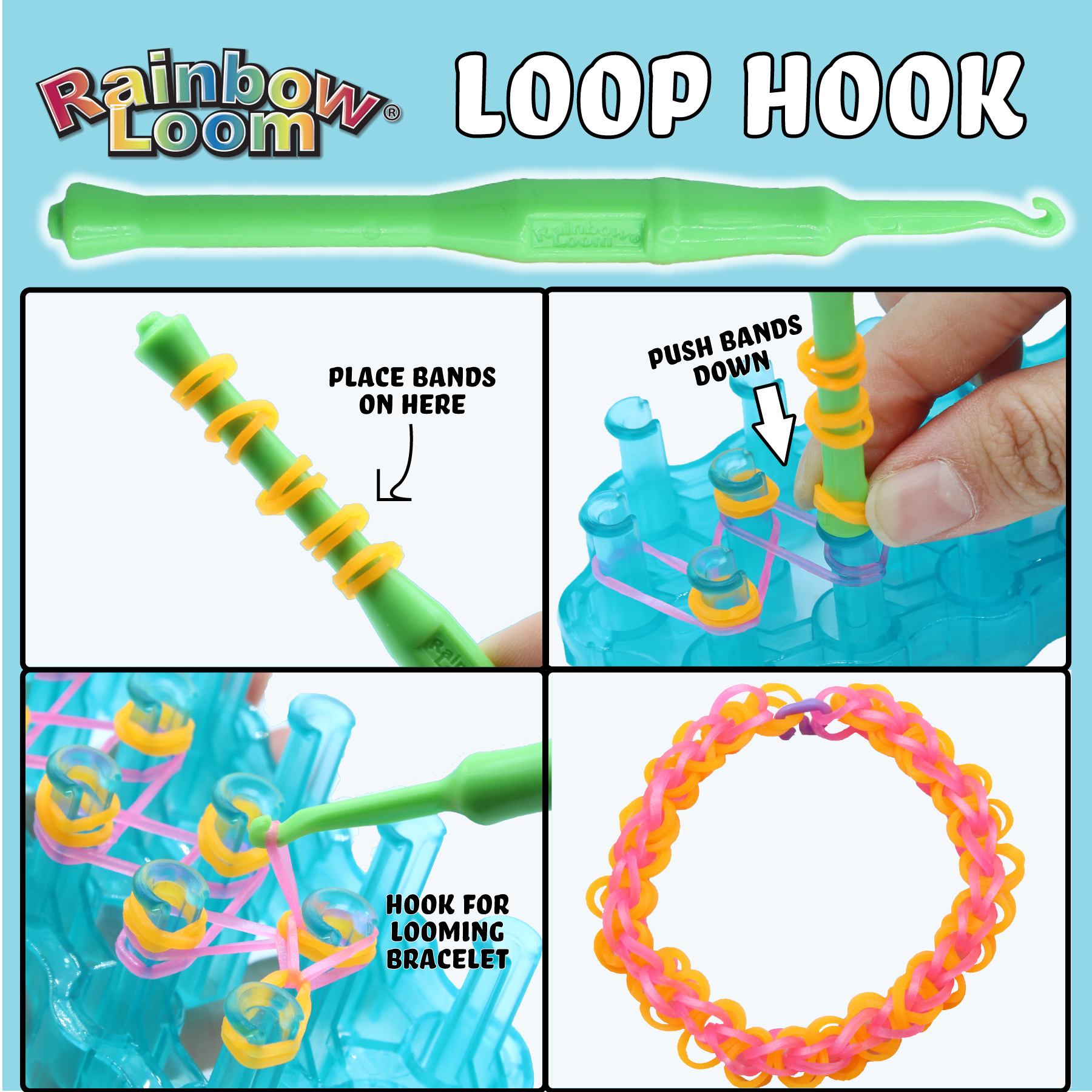Rainbow Loom Loomi Pals: Combo Set Bracelet Making Kit, Craft Kits, Baby  & Toys