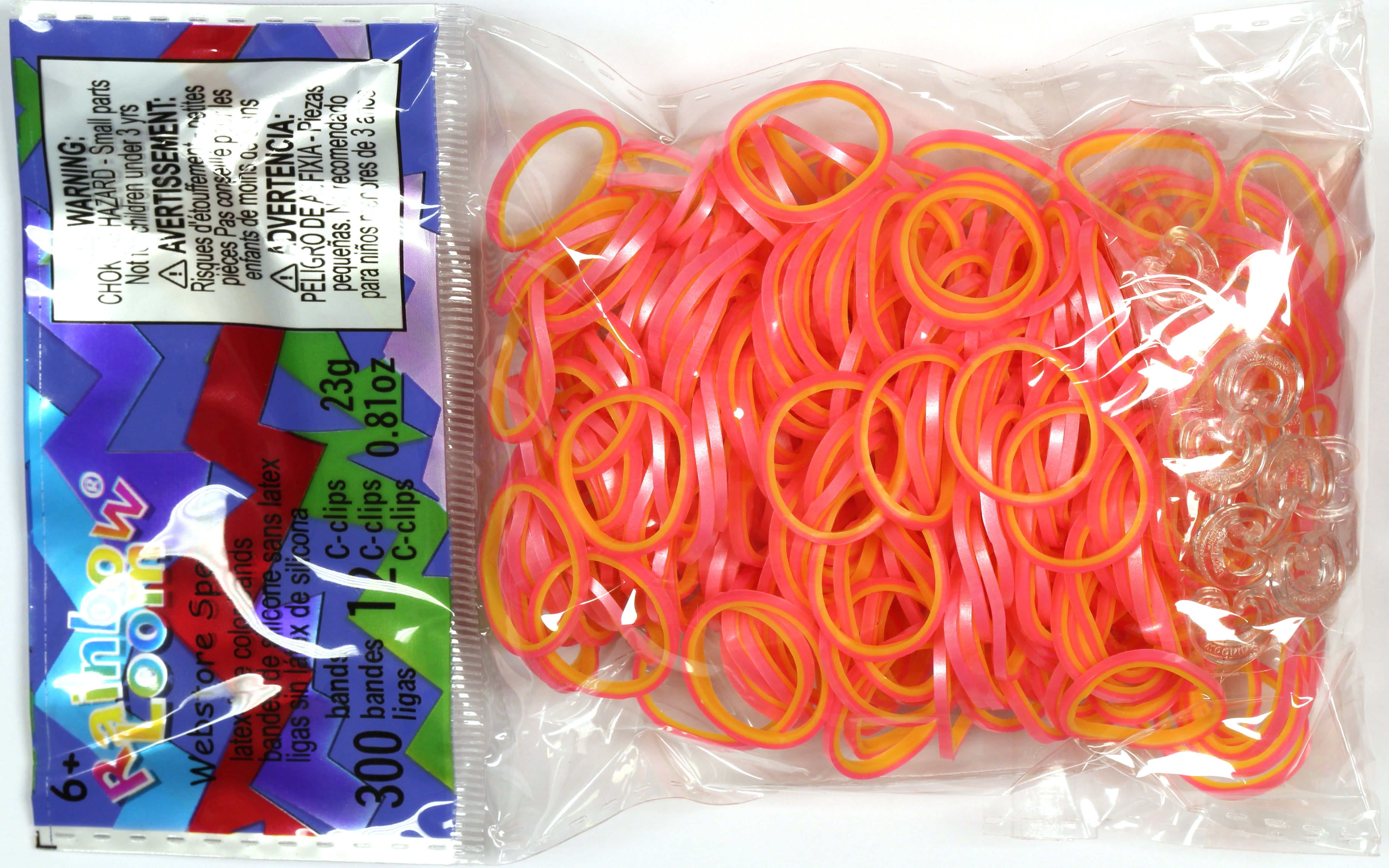 Rainbow Loom Orange Authentic High Quality Rubber Bands, the Original  Rubber Bands for Everything Rainbow Loom, Children Ages 7 and Up.