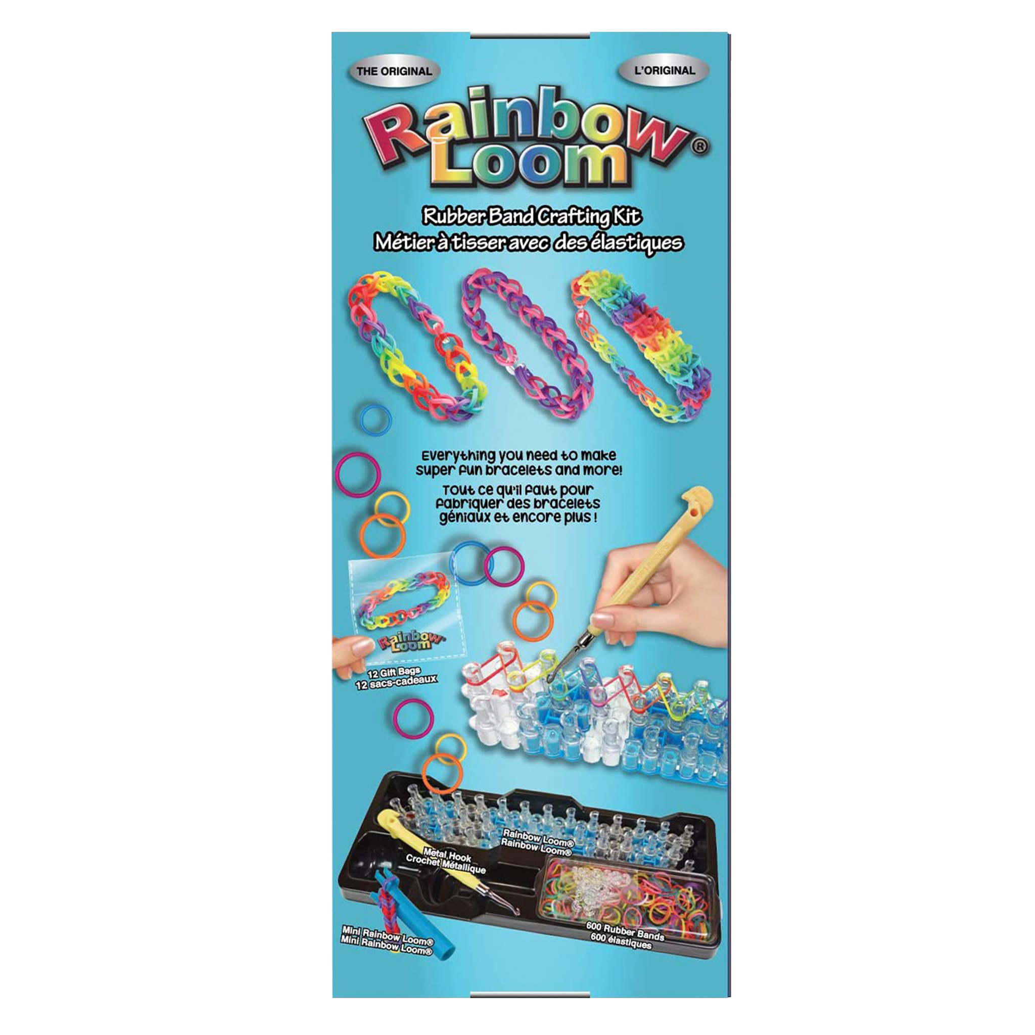 Rainbow Loom 1200 Neon Edition Rubber Bands Rainbow Loom/Metal
