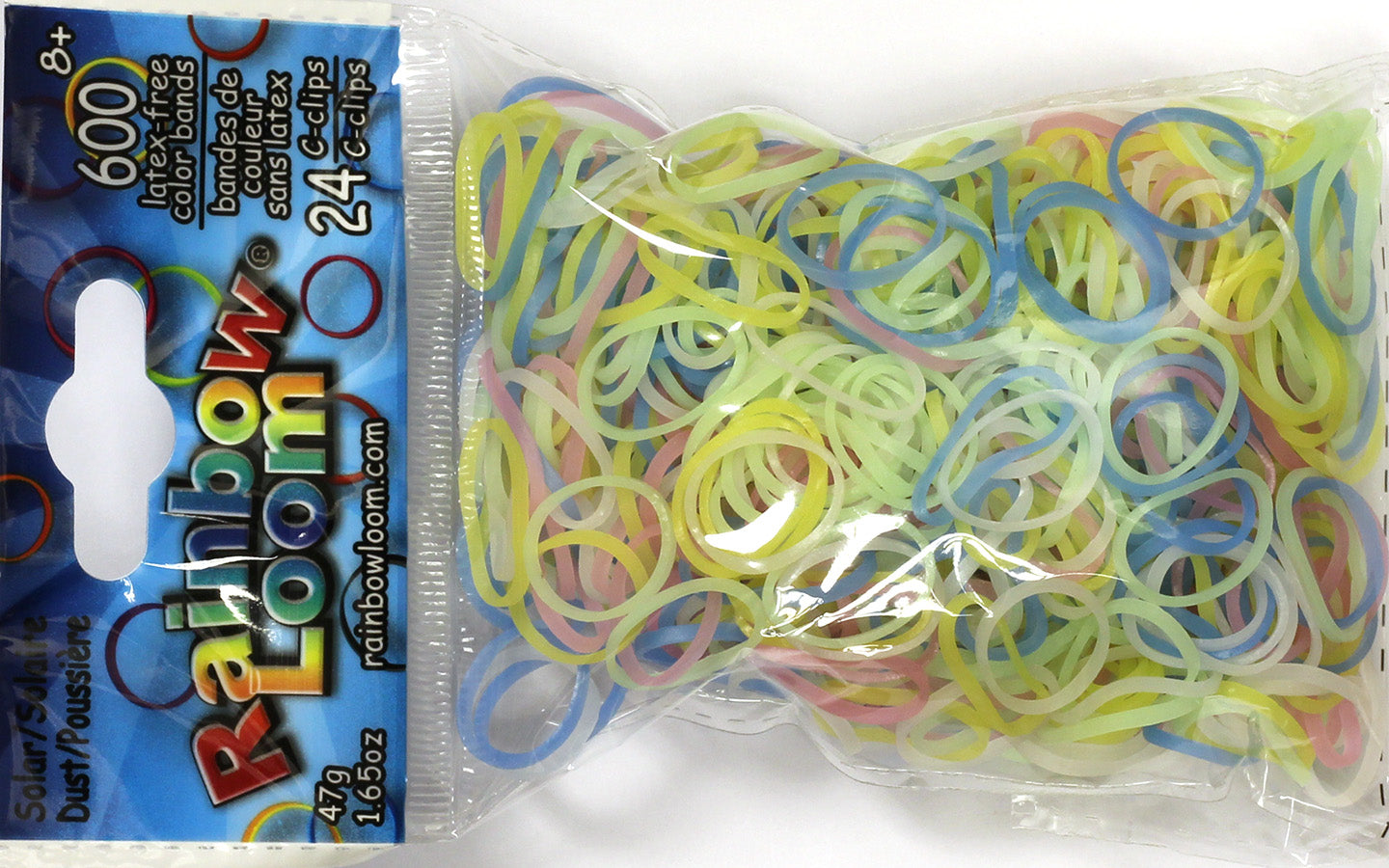Rainbow Loom Solar UV Color Changing Uranus Rubber Bands Refill Pack (600  Count) 