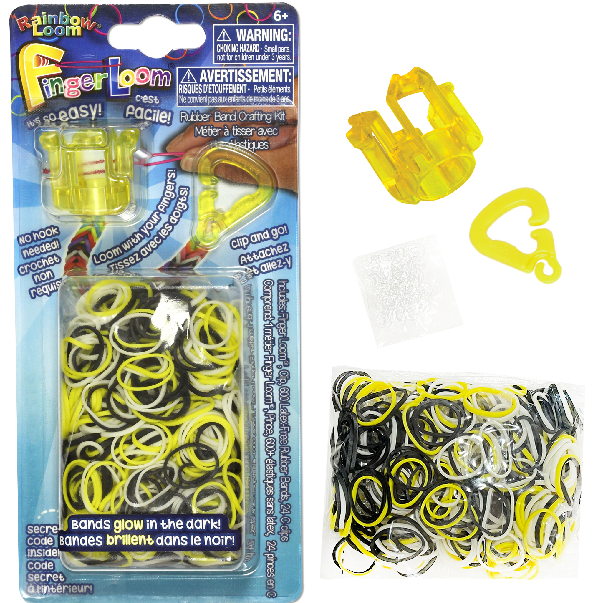 Rainbow loom 2025 with fingers