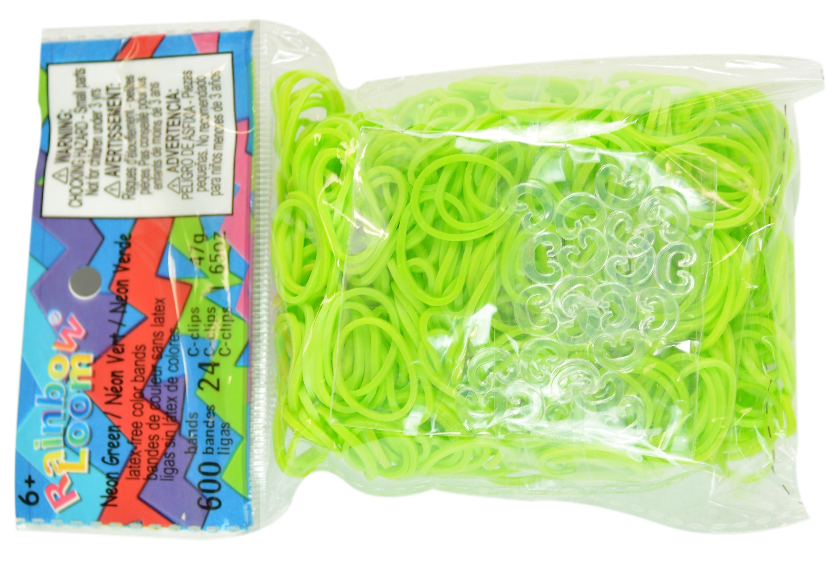 Rainbow Loom Medieval Neon Green Rubber Bands Refill Pack (600 ct)